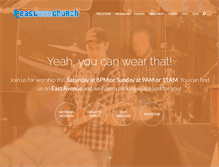 Tablet Screenshot of eastavechurch.org